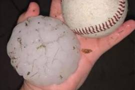 Se disipa amenaza de tornado en Ciudad Acuña; en Del Río cae granizo tamaño bola de beisbol