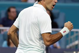 Roger Federer está en los Octavos de Final del Miami Open y ya tiene rival