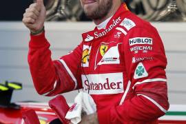 Sebastian Vettel gana la 'pole' en Rusia; 'Checo' partirá noveno