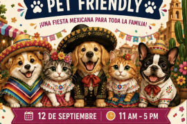 La jornada contará con perros y gatos rescatados que buscan encontrar un hogar responsable.