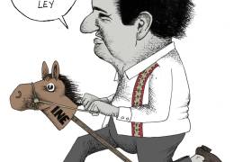 Montado en su macho