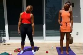 Hermanas Williams cambian el tenis por el yoga, durante la cuarentena