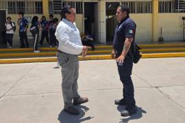 Proximidad Social acudió a la Secundaria para coordinar las pláticas preventivas que iniciarán el próximo 20 de mayo.