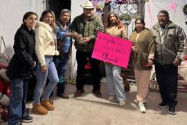 Hace algunos días, Gallero González y su equipo realizaron el primer boteo solidario en apoyo a la pequeña Margarita Ruby.