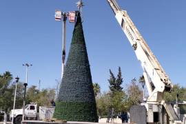 El árbol de 12 metros de altura será encendido este fin de semana, marcando el inicio de las festividades en la ciudad.