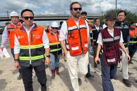 El Centro SICT Nuevo León informó que este miércoles se realizó un recorrido de supervisión para constatar los avances de las obras del tren de pasajeros Saltillo-Monterrey-Nuevo Laredo.