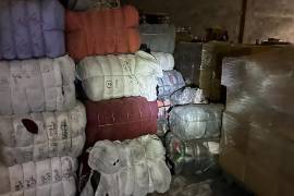 La bodega cateada por elementos de la Policía Federal Ministerial se encuentra en el municipio de Apodaca, Nuevo León reveló la FGR