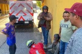 El accidente le provocó lesiones graves al afectado.