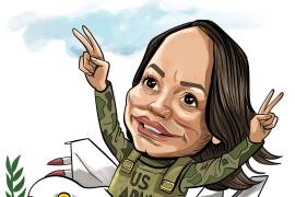 María Corina, pacifista