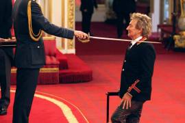 Rod Stewart, investido Caballero del Imperio Británico