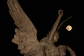 Así se vio la Súper Luna en Saltillo (Fotos)