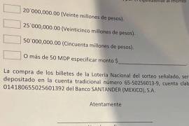 El periodista Joaquín López-Dóriga difundió en su cuenta de Twitter una imagen de lo que aseguró es el machote de la carta compromiso a empresarios