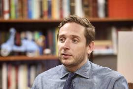 Entrevista con el subsecretario de Salud, Eduardo Clark, en su oficina del edificio sede de la Secretaría de Salud.