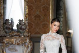 ¡De lujo y alta costura! Así fue el vestido de Michelle Salas para su boda diseñado por Dolce &amp; Gabbana