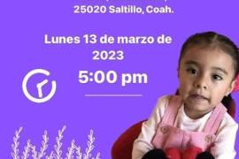 Por su parte la Fiscalía General del Estado de Coahuila mantiene activado el protocolo Alba, tras el reporte de desaparición de una niña de dos años en Saltillo.