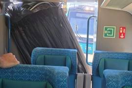 Un vagón del Tren Maya se descarriló en el tramo 3 Mérida-Cancún.