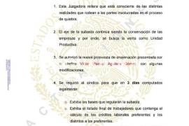 La autoridad judicial ordenó avanzar con las bases de la subasta que definirá el futuro de AHMSA y MINOSA.