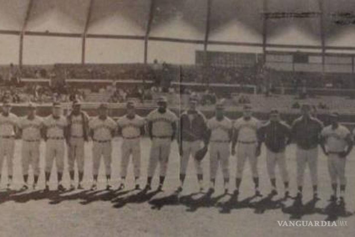 El primer equipo de beisbol en Saltillo