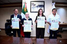 Autoridades de la ciudad presentaron la Feria de la Primavera Frontera 2026 en rueda de prensa.