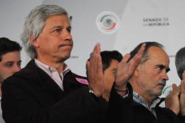 Claudio X. González, ofrece una conferencia en el Senado previo a la discusión de la ley electoral.