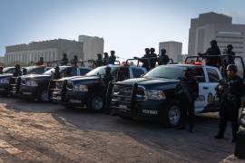 Fuerza Civil en Nuevo León detiene el ingreso de grupo armado en el estado.