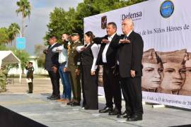 El XIV Regimiento de Caballería Motorizado fue sede en Múzquiz de la ceremonia por el 179 aniversario de la gesta de los Niños Héroes.