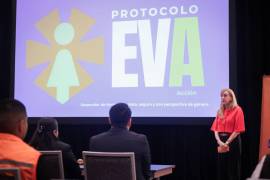 De cara al Mundial de Fútbol 2026, se capacitó a 500 personas de más de 35 establecimientos en Nuevo León para la implementación del protocolo EVA para brindar atención a mujeres en situaciones de violencia.