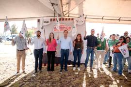 Autoridades municipales dieron el banderazo para dos obras pluviales al oriente de la ciudad.