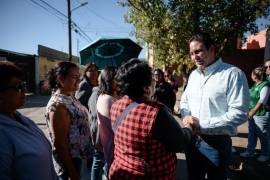 El alcalde Javier Díaz González recorrió el área intervenida y destacó los resultados del programa de mantenimiento urbano.