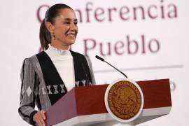 La presidenta de México dijo que el país no tiene un tratado de libre comercio con China, lo que permitiría, imponer aranceles a productos chinos sin violar acuerdos internacionales. FOTO: