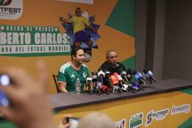 El astro brasileño de futbol, Roberto Carlos, destacó la seguridad que se disfruta en Saltillo.
