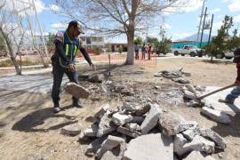 El proyecto contempla inversión de 1.5 millones de pesos e incluye juegos infantiles, luminarias, áreas verdes y mobiliario urbano para beneficio de más de 350 familias de la comunidad rural.