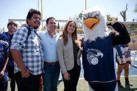 El alcalde Javier Díaz González encabezó la presentación del torneo Interprepas 2026 de fútbol siete, organizado por el Instituto Municipal de la Juventud de Saltillo.