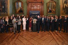 Claudia Sheinbaum, presidenta de México, en Palacio Nacional, recibió al presidente de la FIFA, Gianni Infantino