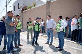 Javier Díaz González supervisó los trabajos de una brigada transversal en la colonia Mirasierra.