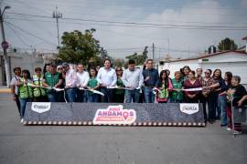 La obra se realizó sobre la calle 1 de Mayo, entre Francisco de Urdiñola y Santa Rosa, en un tramo de 588 metros.
