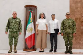 Domínguez Nava indicó que “la tranquilidad de las y los sinaloenses son prioridad para el Gobierno de la presidenta y para este Gobierno del Estado”.