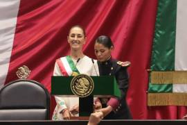 Claudia Sheinbaum toma protesta como Presidenta Constitucional de México, en la Cámara de Diputados tras vencer en los comicios que se llevaron acabo el pasado 2 de Junio.