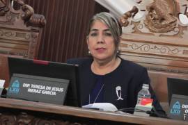 Legisladora. Teresa Meraz, de Morena.