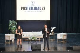 Juan Jerónimo González y Valushka Limón compartieron experiencias y consejos con los estudiantes.