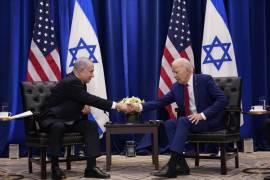 El presidente estadounidense, Joe Biden, se reúne con el primer ministro israelí, Benjamin Netanyahu, en Nueva York, el miércoles 20 de setiembre de 2023.