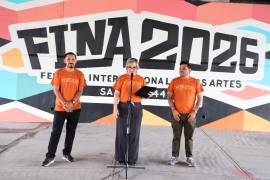 El Festival Internacional de las Artes contempló la inauguración de un mural monumental en homenaje al paisaje urbano de Saltillo.