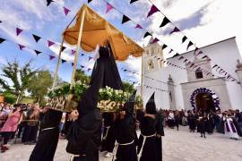 Tradición. Luego de dos años de no realizarse debido a la pandemia, la tradicional ceremonia de Semana Santa vuelve a este Pueblo Mágico.