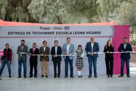 Durante la entrega, Javier Díaz adelantó que continuarán las obras de este tipo en más planteles educativos.