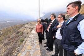 Autoridades del estado, el Canciller mexicano, Marcelo Ebrard y diectivos de Tesla recorrieron el terreno en donde se instalará la “gigafactory”