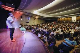 El emecista habló de las declaraciones de su compañero de partido en el marco de un evento con estudiantes en Mérida, Yucatán/FOTO: CORTESÍA