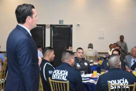 Federico Fernández Montañez presentó el modelo de seguridad estatal ante socios de Coparmex en Monclova.