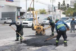 Cuadrillas de “Aquí Andamos” trabajan en Nuevo Progreso, principalmente en las calles Nueva Tecnología y San Esteban.