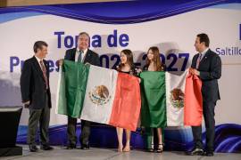 Javier Díaz encabezó la toma de protesta de la nueva mesa directiva 2026-2027 del Club Rotario Saltillo de Valle Arizpe.