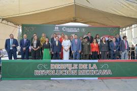 Estuvieron presentes autoridades municipales, estatales y militares, incluido el Ejército Mexicano.